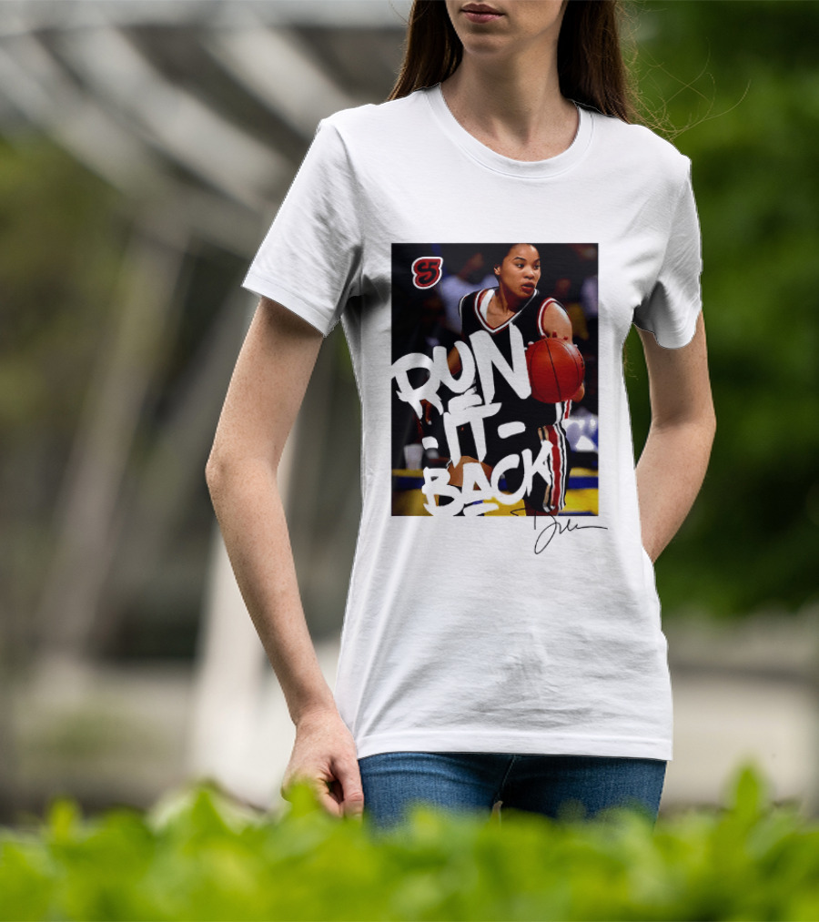 Run It Back Nykesha Sales Connecticut Huskies Basketball Player Action T-Shirt
