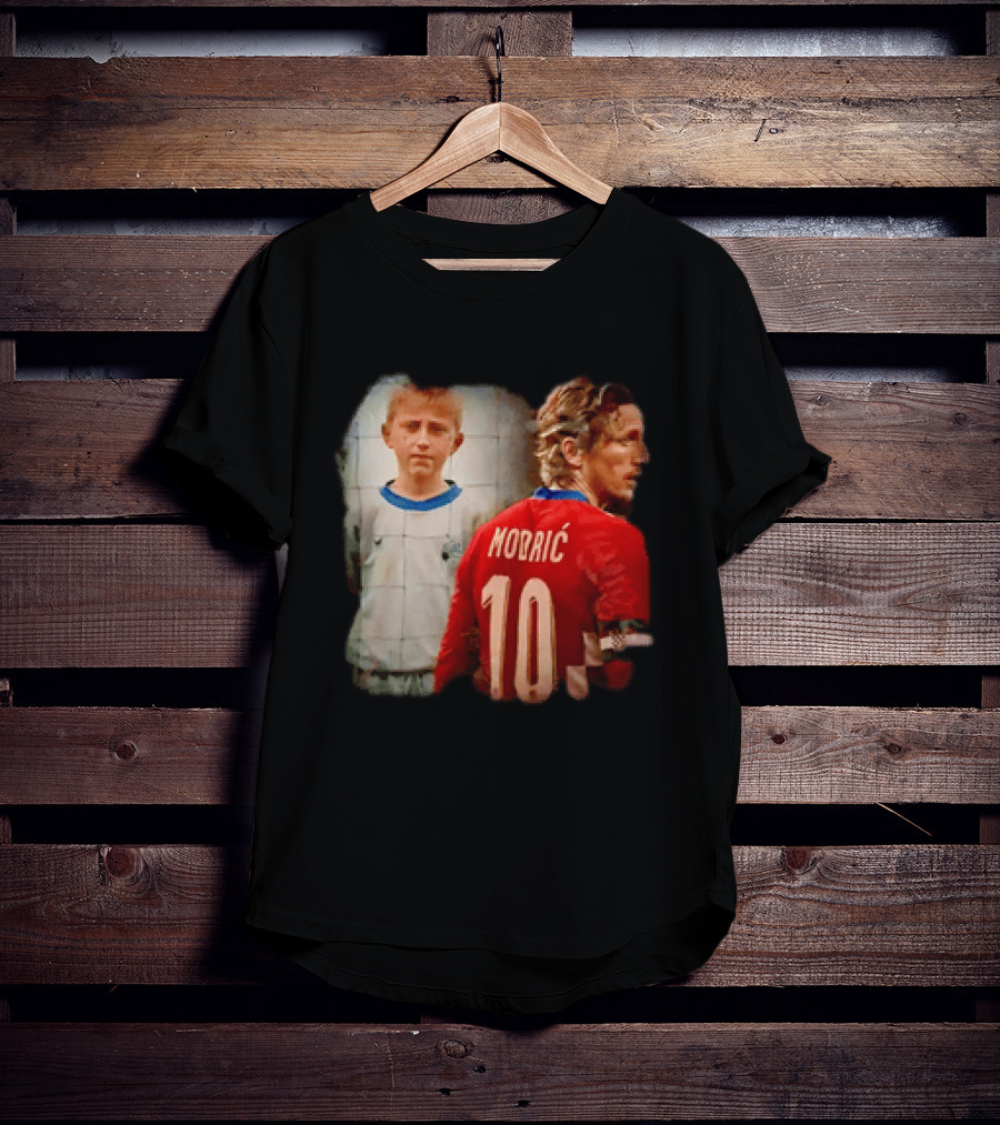 Luka Modrić Croatia National Team The Last Dance Young Modrić 10 T-Shirt