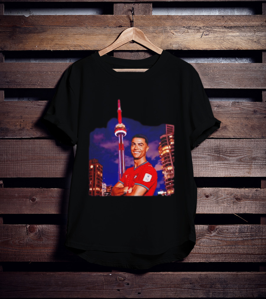 Cristiano Ronaldo Portugal National Team Iconic Victory Celebration T-Shirt