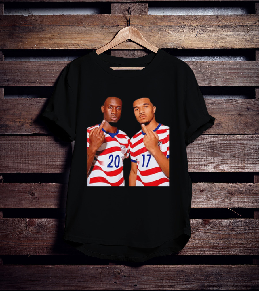 Folarin Balogun Malik Tillman USA National Team Middle Finger T-Shirt