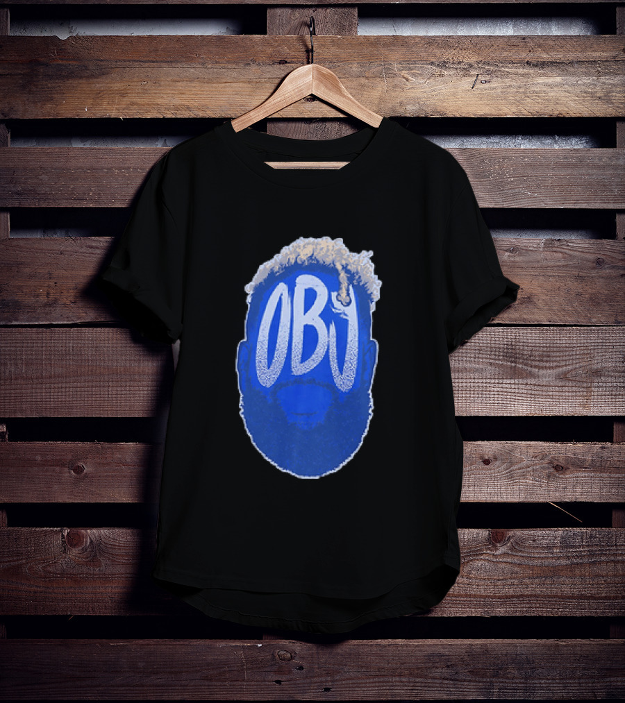 OBJ Odell Beckham Jr Big Head New York Giants T-Shirt