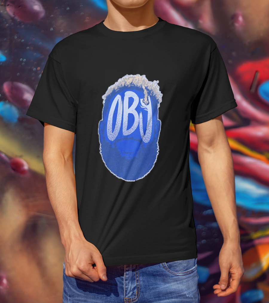 OBJ Odell Beckham Jr Big Head New York Giants T-Shirt