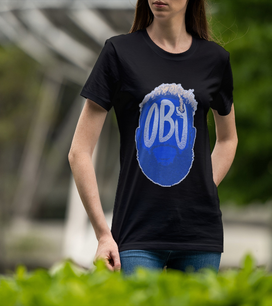 OBJ Odell Beckham Jr Big Head New York Giants T-Shirt