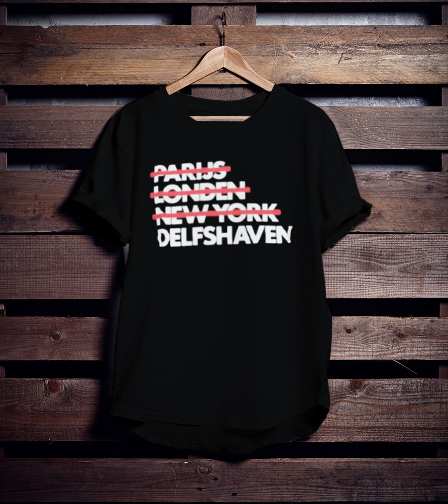 Parijs Londen New York Delfshaven Rotterdam T-Shirt