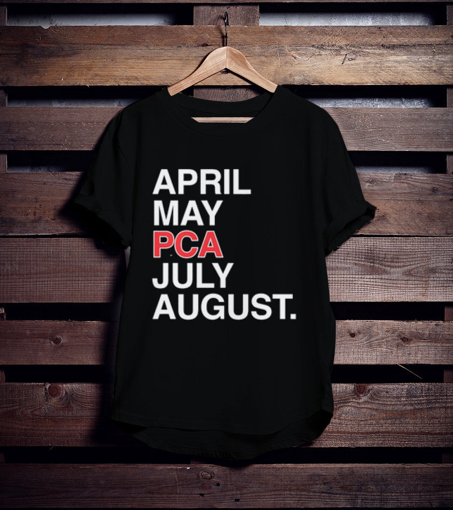 Pete Crow Armstrong PCA Chicago Cubs April May July August Calendar T-Shirt