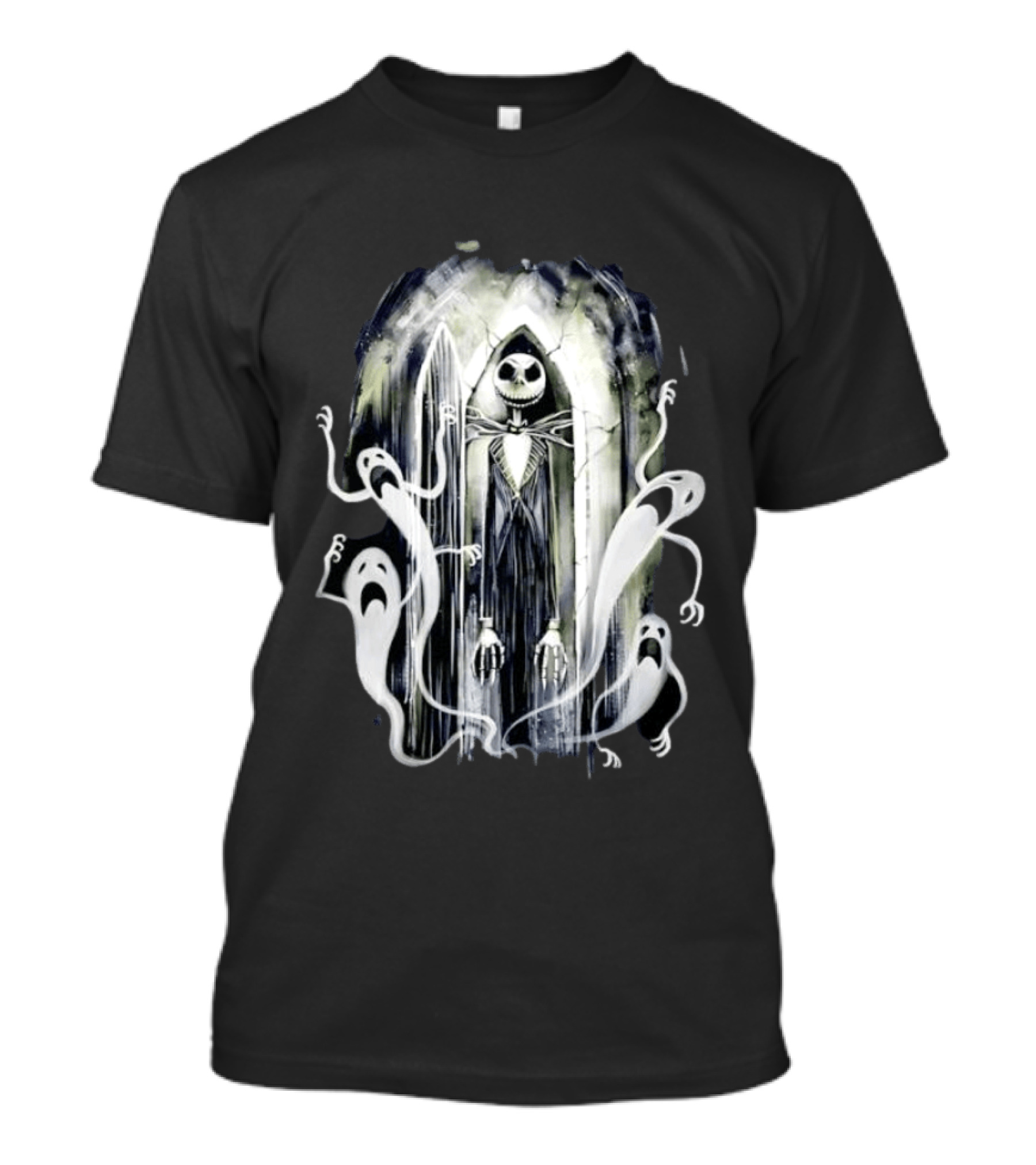 Jack Skellington The Nightmare Before Christmas Ghosts Arched Doorway T-Shirt