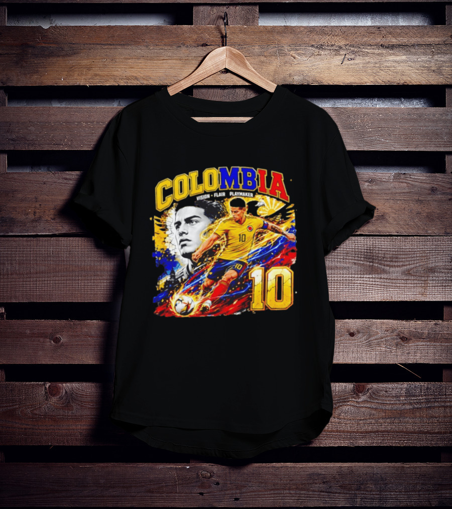 Colombia Vision Flair Playmaker 10 T-Shirt