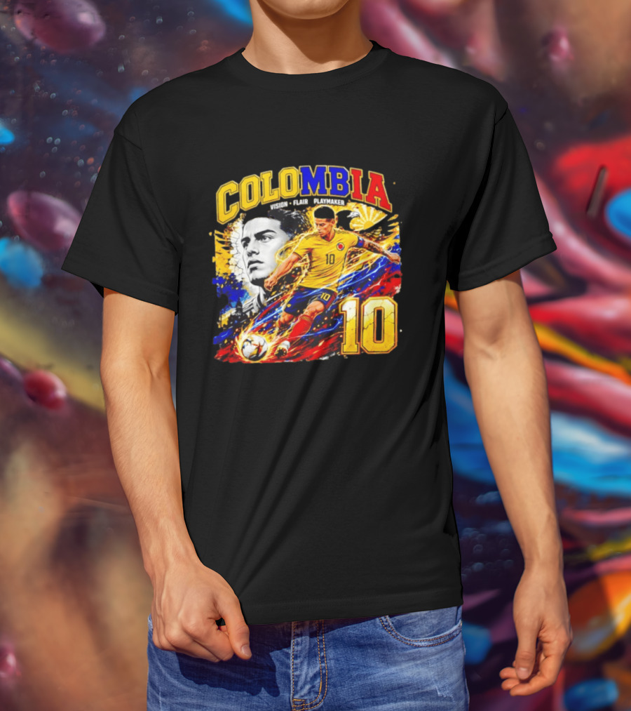 Colombia Vision Flair Playmaker 10 T-Shirt