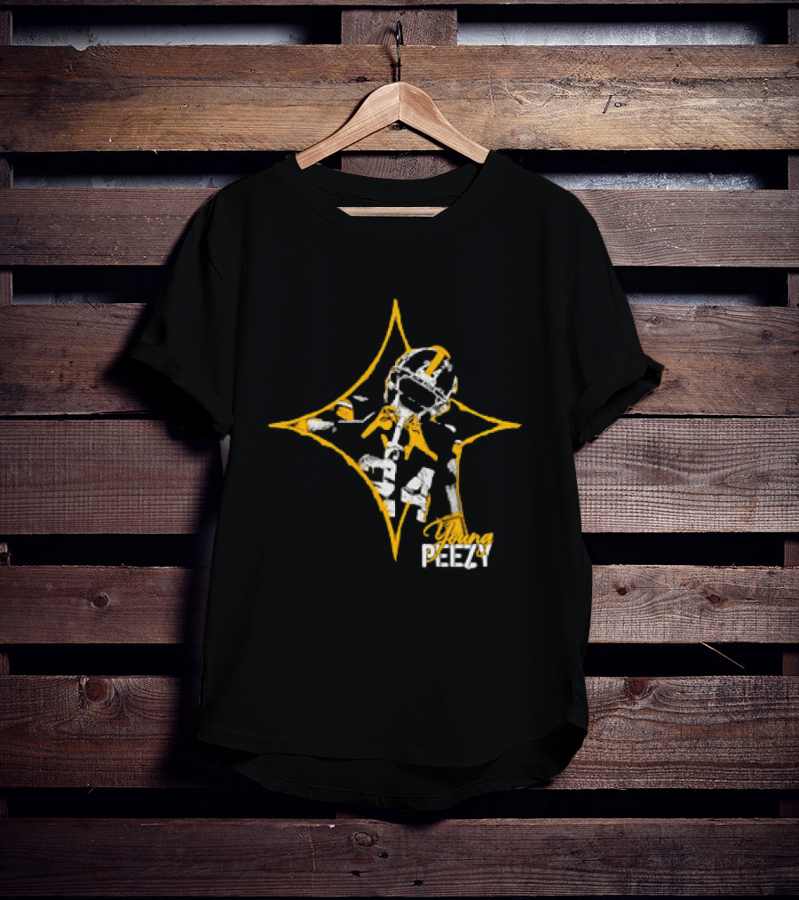 Joey Porter Jr Young Peezy Pittsburgh Steelers Distressed Starburst T-Shirt