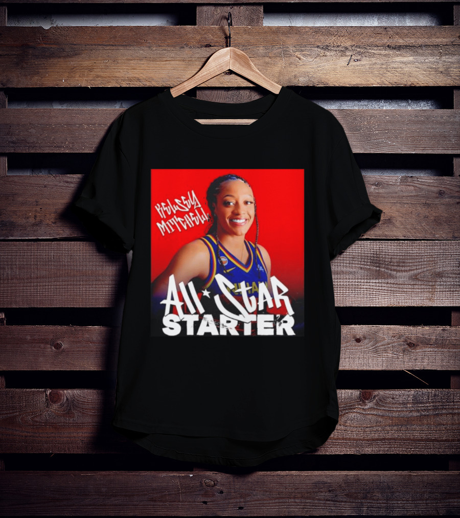 Kelsey Mitchell Indiana Fever All Star Starter Basketball T-Shirt