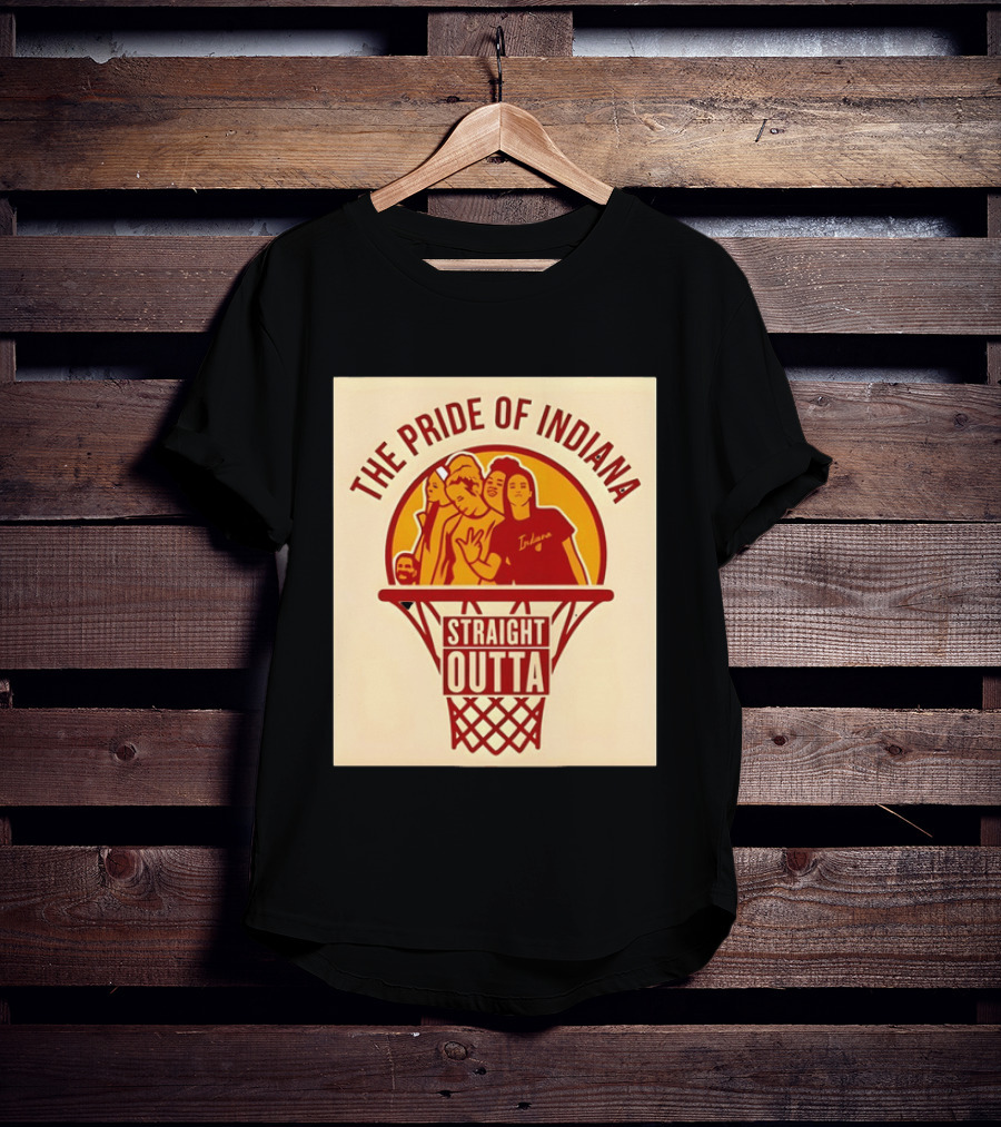 The Pride Of Indiana Straight Outta WNBA Basketball 2026 T-Shirt