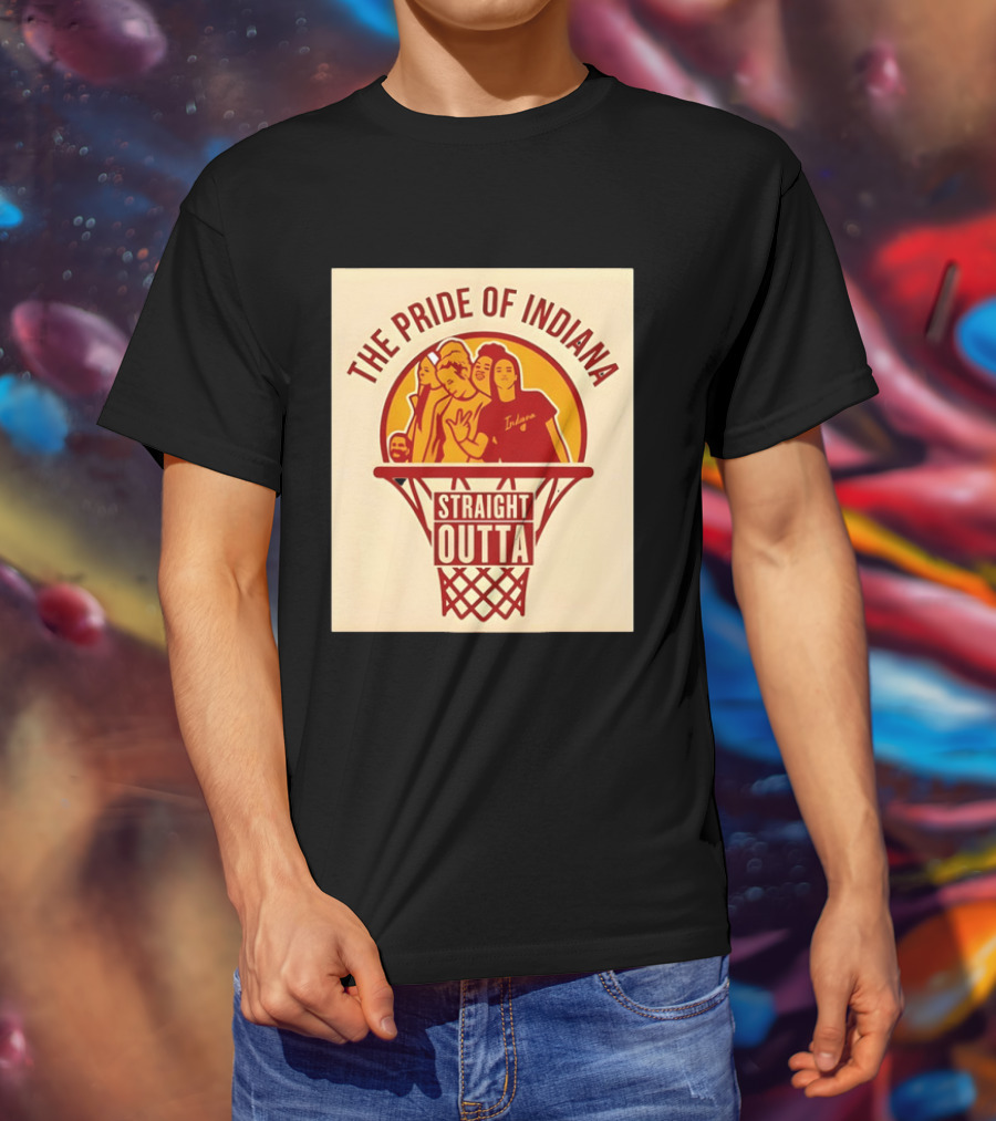 The Pride Of Indiana Straight Outta WNBA Basketball 2026 T-Shirt