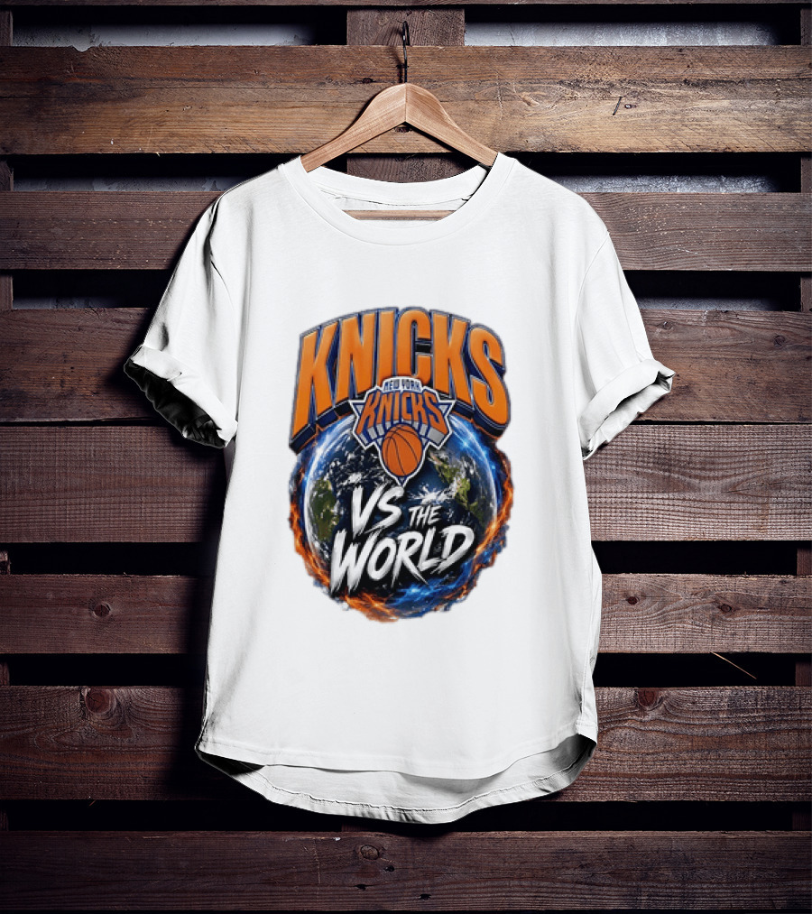 Knicks New York VS The World Basketball Team T-Shirt