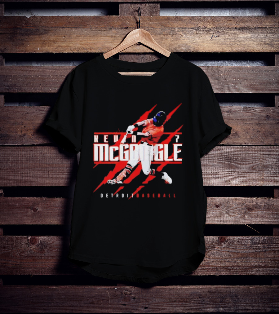 Kevin McGonigle Detroit Baseball Claws T-Shirt