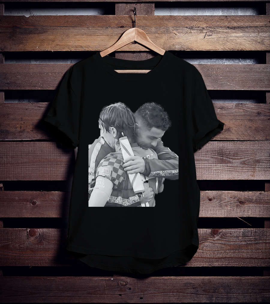 Luka Modric Cristiano Ronaldo Embrace Football Respect UEFA Nations League Croatia Portugal T-Shirt