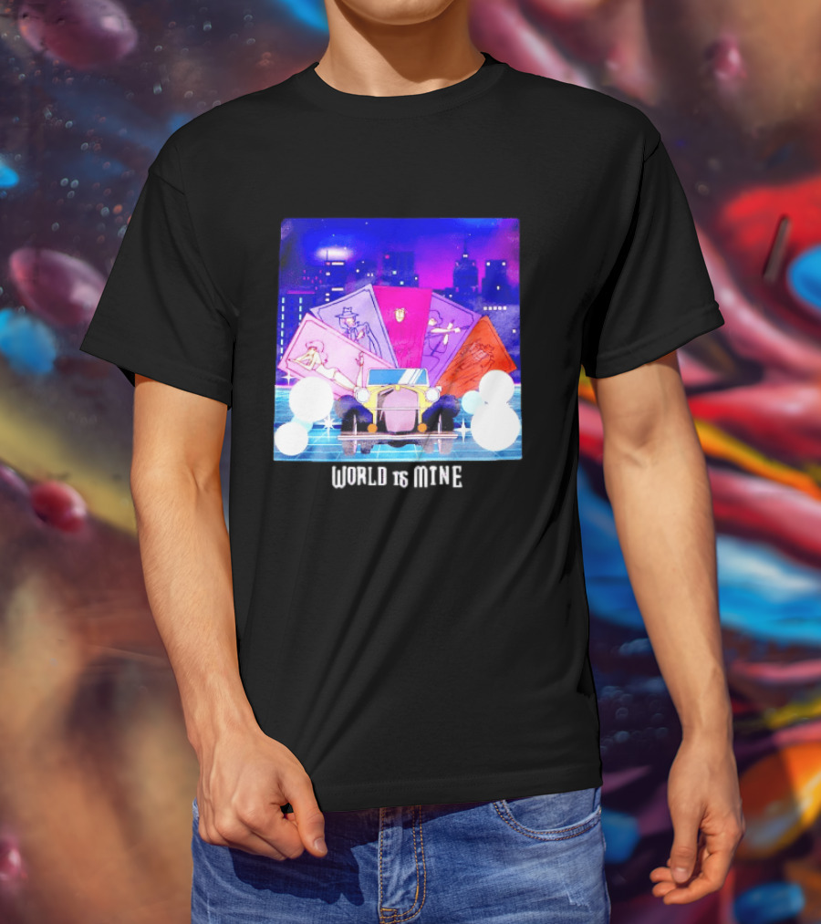 Lupin The Third Cast Classic Car Cityscape World Is Mine T-Shirt