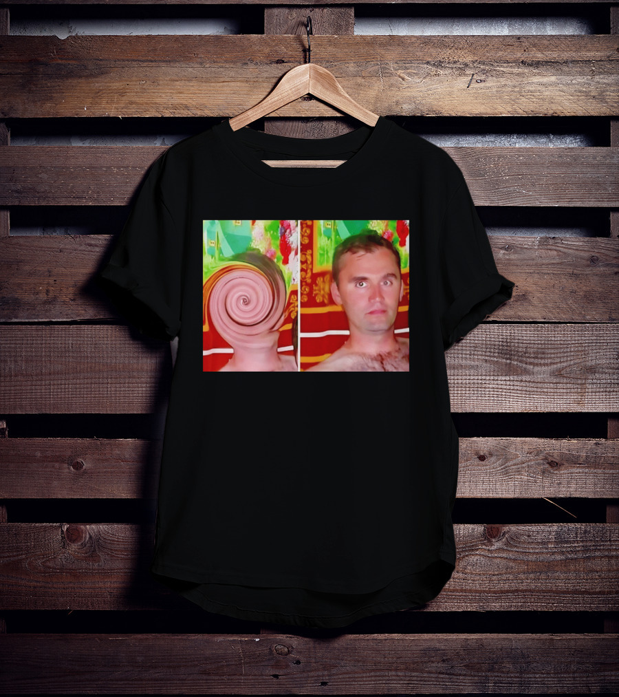 Swirly Kirk Charlie Robocough Kirkification Meme Spiral Face Effect T-Shirt
