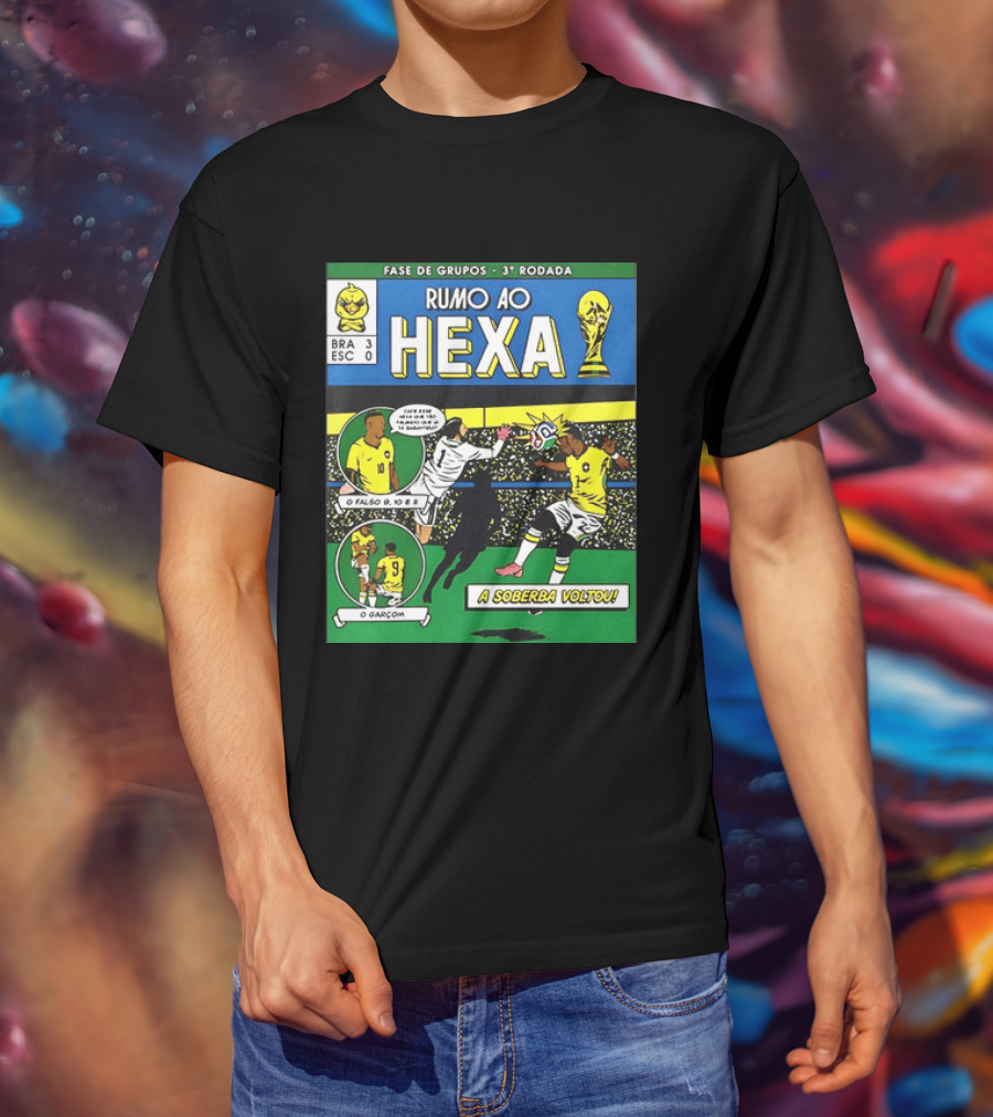 Vinicius Junior Brazil 2026 Rumo Ao Hexa Fase De Grupos O Garcom O Falso 9 A Soberba Voltou T-Shirt