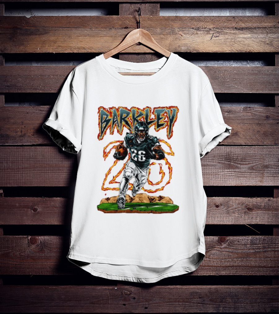 Barkley 26 Philadelphia Football Running Back T-Shirt