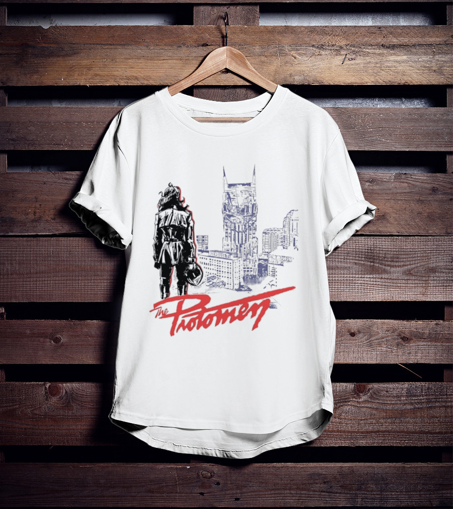 The Protomen Nashville Skyline Synthwave Rock Opera T-Shirt