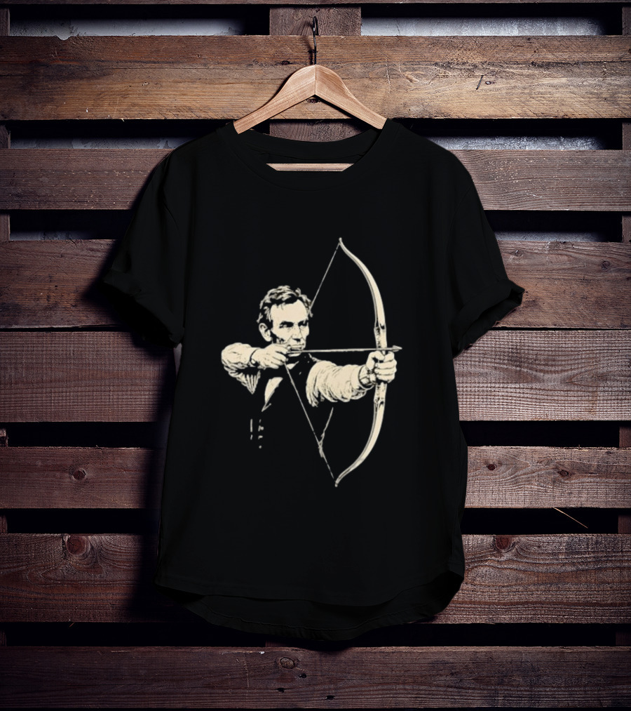 Abraham Lincoln Archery Archer United States 16th President POTUS American T-Shirt