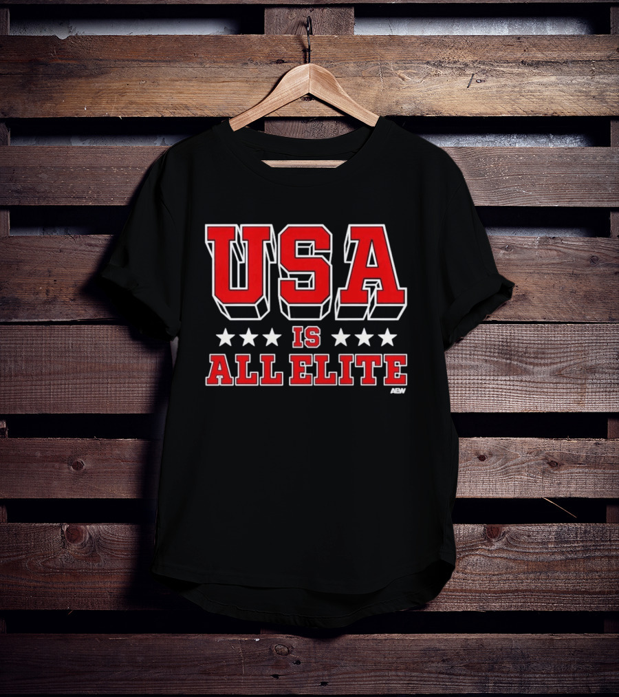 USA Is All Elite AEW Five Stars T-Shirt