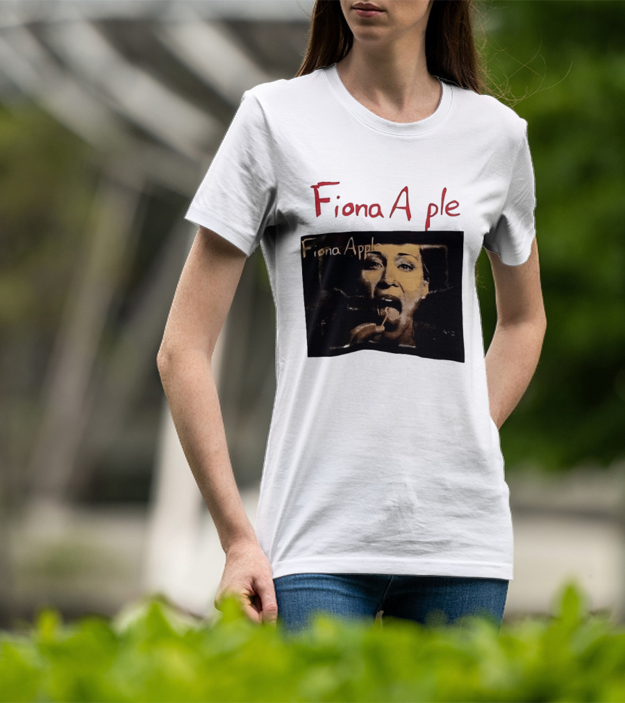 Fiona Apple Tour White Eating T-Shirt