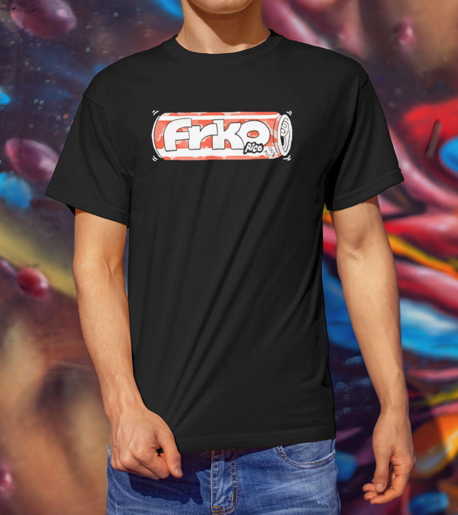 Frko Rico 100% PLC Soda Can Beverage Drink T-Shirt
