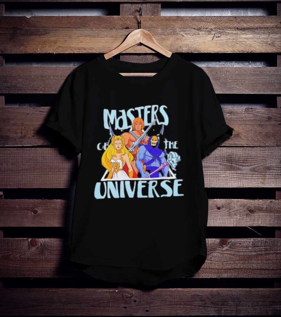 Masters Of The Universe He Man She Ra Skeletor Characters T-Shirt