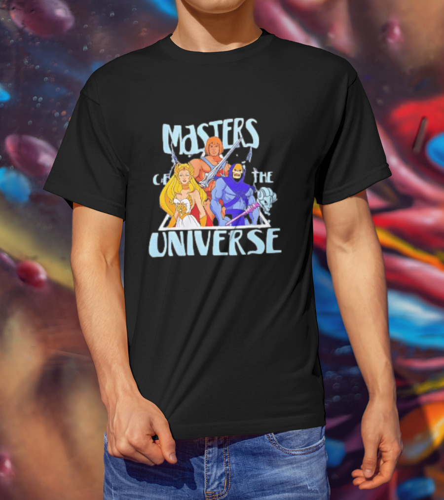 Masters Of The Universe He Man She Ra Skeletor Characters T-Shirt