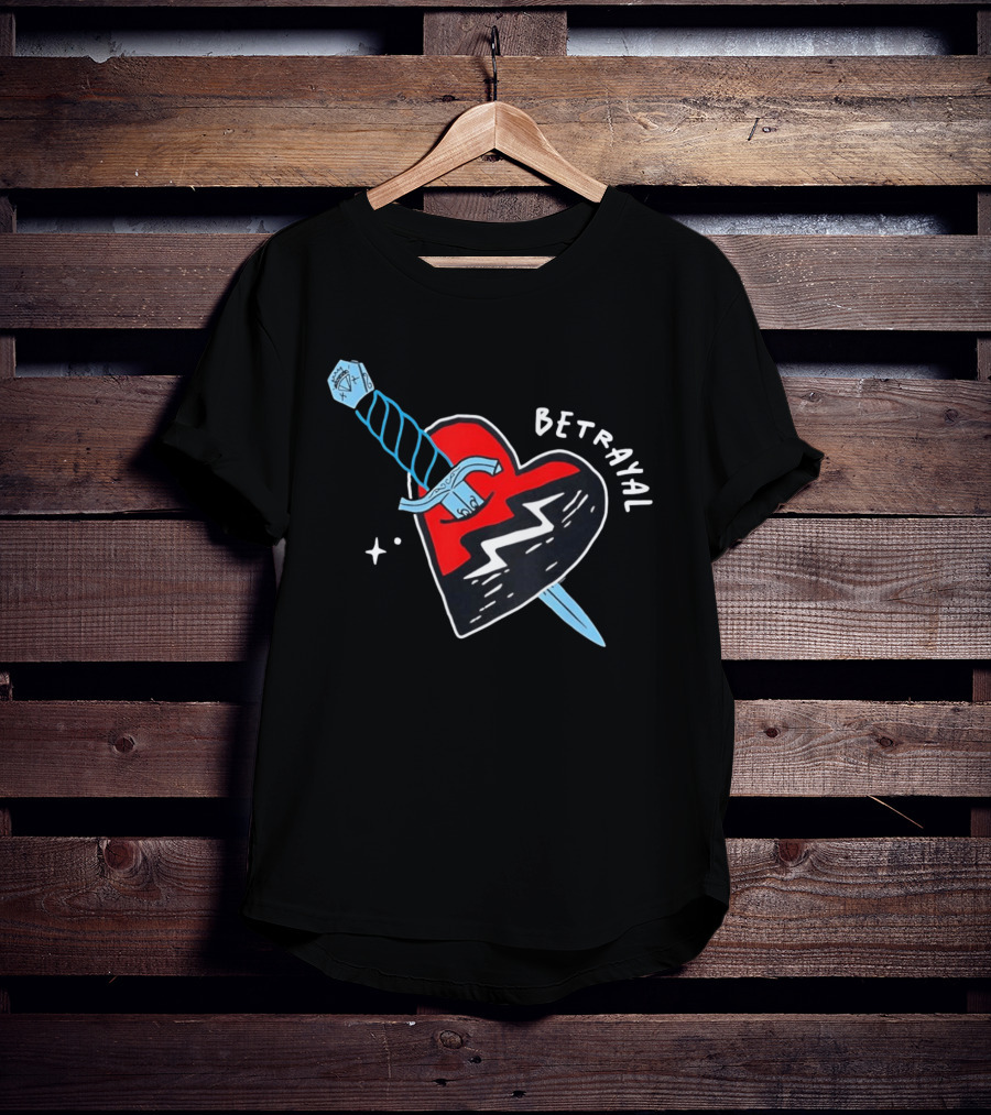 Heart Sword Betrayal T-Shirt