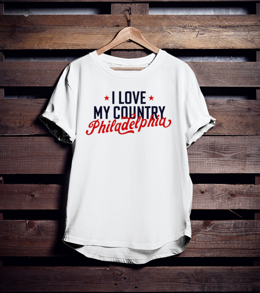 I Love My Country Philadelphia Stars T-Shirt