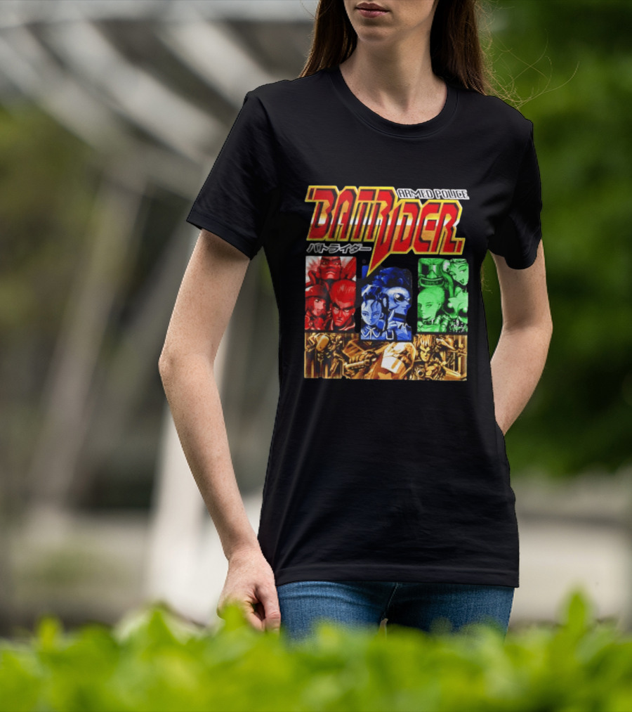 Armed Police Batrider Arcade Game Characters Raizing Shoot Em Up T-Shirt
