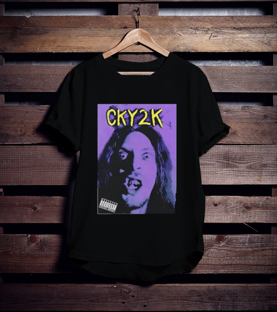 CKY2K Brandon DiCamillo Purple Cover Explicit Content T-Shirt