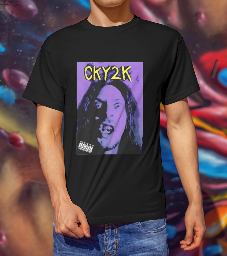 CKY2K Brandon DiCamillo Purple Cover Explicit Content T-Shirt