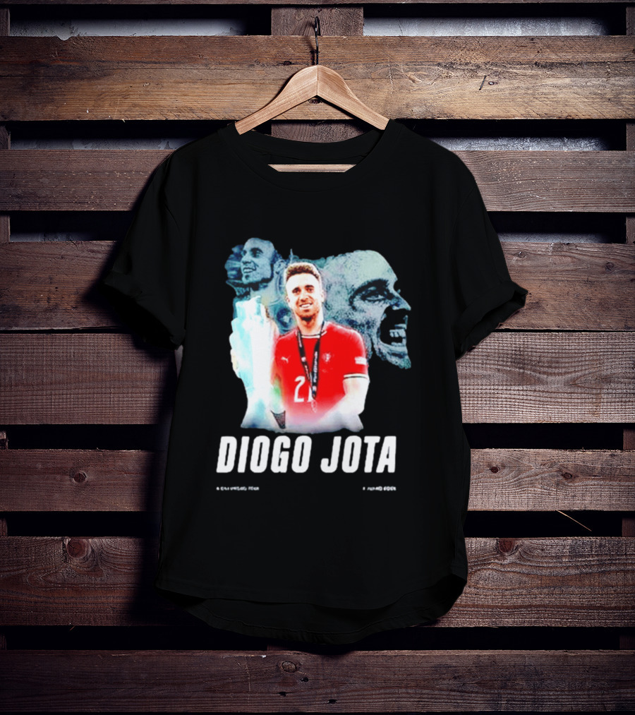 Diogo Jota Portugal No 21 Legends Football Player T-Shirt