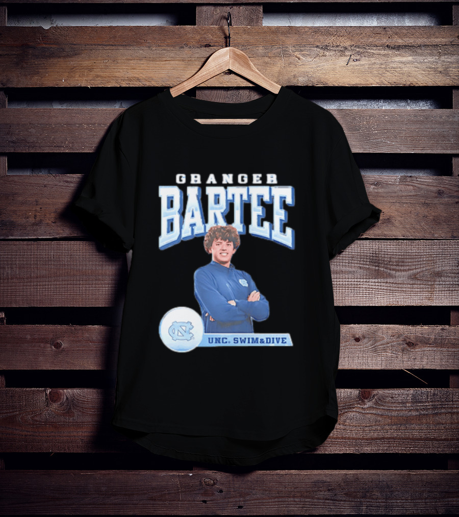 Granger Bartee UNC Swim & Dive North Carolina Tar Heels T-Shirt