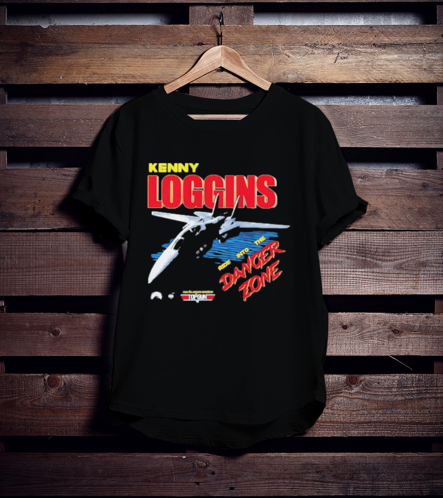 Kenny Loggins Ride Into The Danger Zone Top Gun Original Soundtrack T-Shirt
