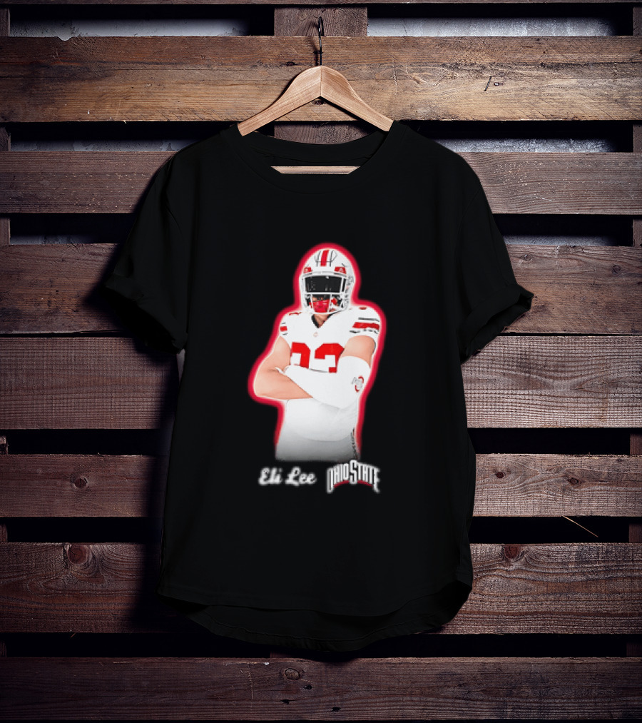 Ohio State Buckeyes Eli Lee 33 Football Player T-Shirt