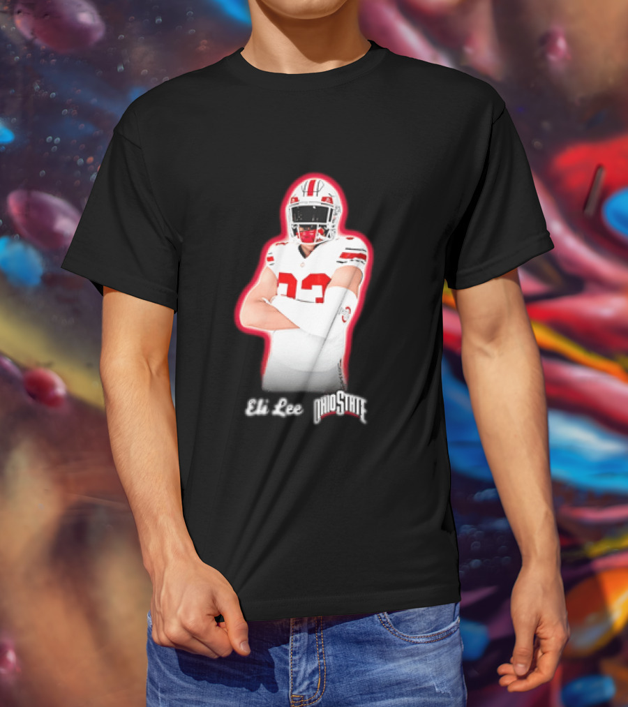 Ohio State Buckeyes Eli Lee 33 Football Player T-Shirt