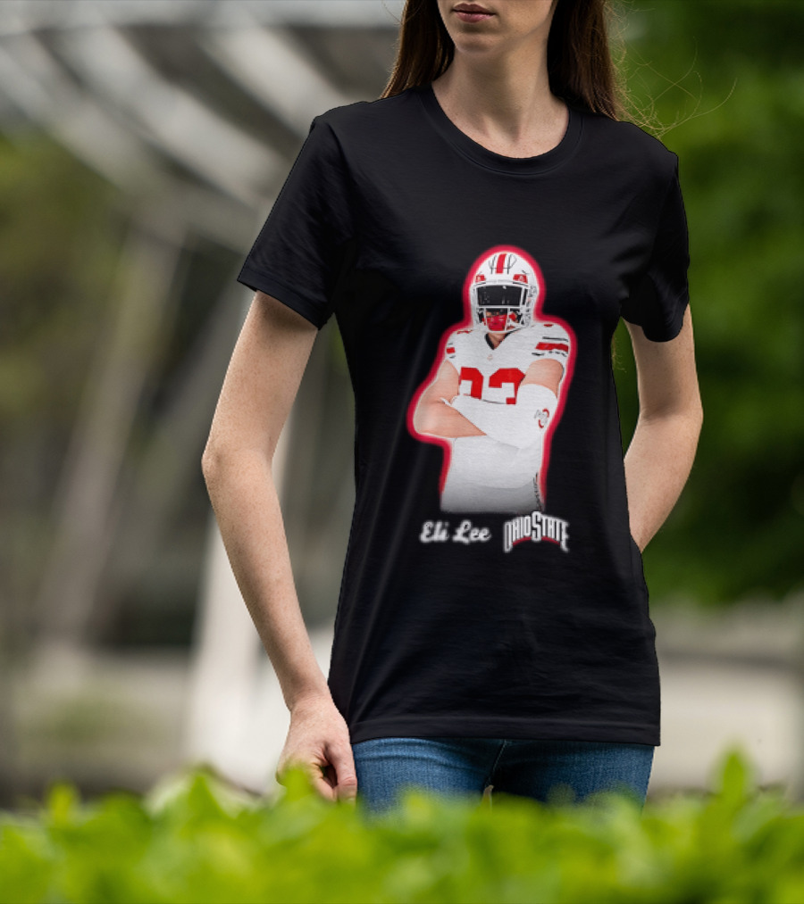 Ohio State Buckeyes Eli Lee 33 Football Player T-Shirt