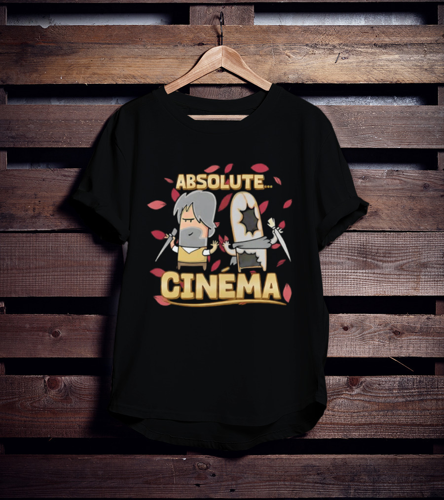 Guillaume Broche Carbot Animation Absolute Cinema Leaves And Characters T-Shirt