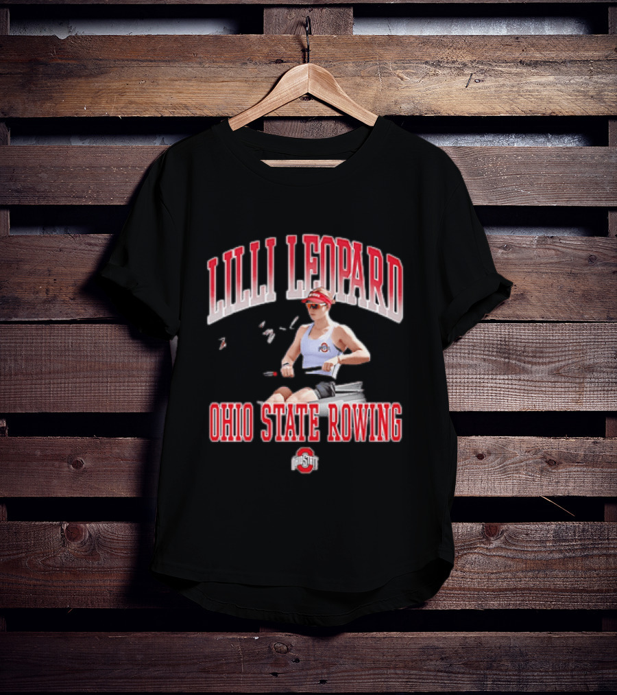 Lilli Leopard Ohio State Rowing T-Shirt