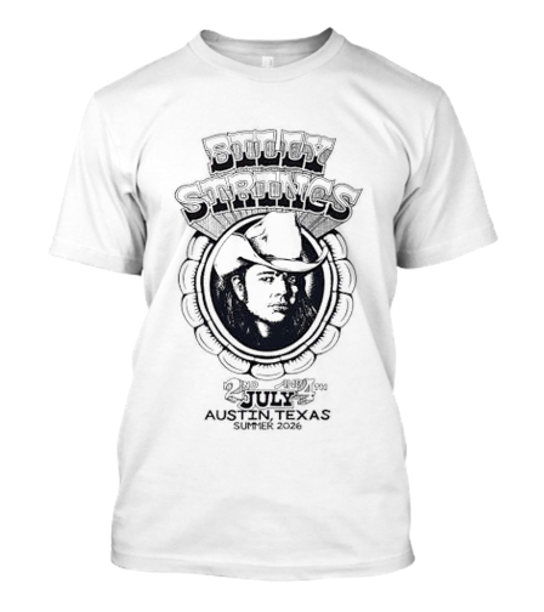 Billy Strings July 2 4 2026 Austin Texas Summer Event T-Shirt