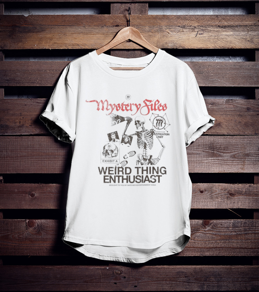Mystery Files Weird Thing Enthusiast Ryan Bergara Shane Madej Er Entertainment T-Shirt