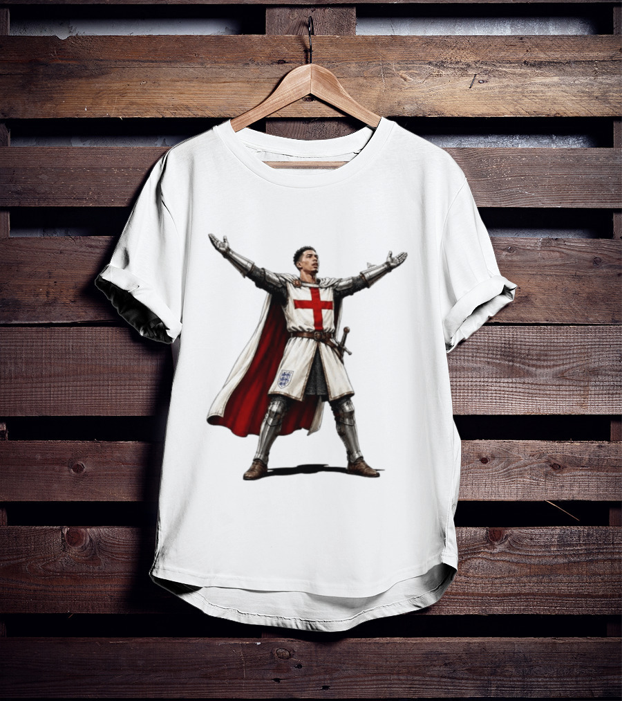 Jude Bellingham England National Football Knight Crusade Iconic Symbolism T-Shirt