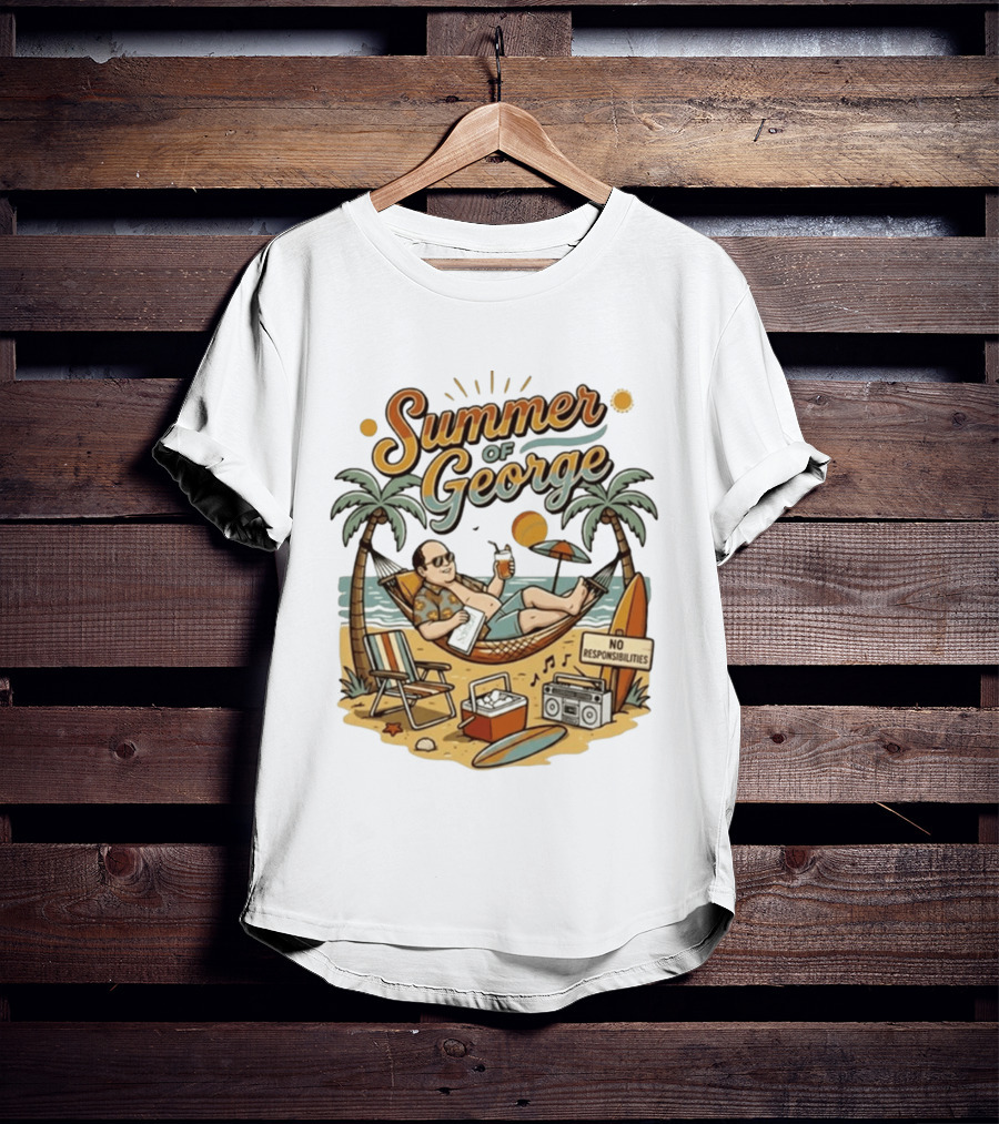 Summer Of George Seinfeld No Responsibilities Beach Relaxation T-Shirt
