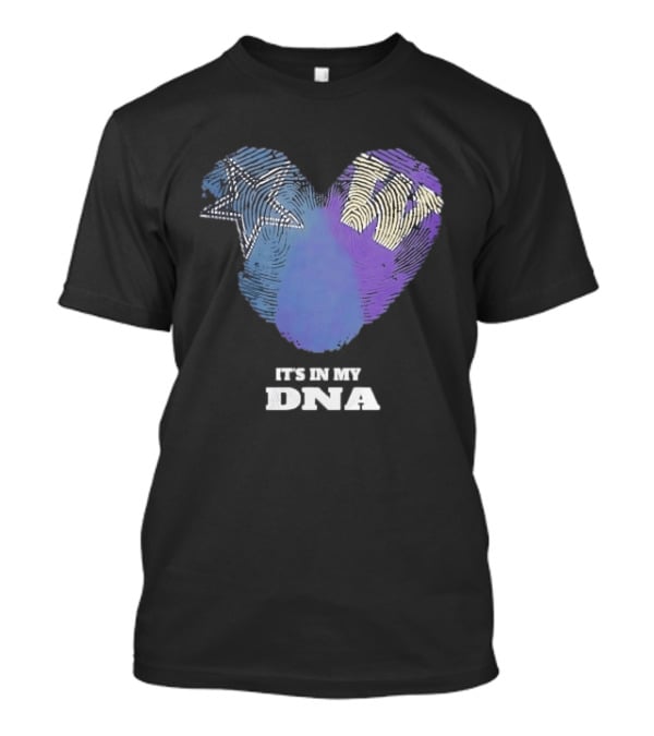 It's In My DNA Dallas Cowboys Star Symbol Fan Pride T-Shirt