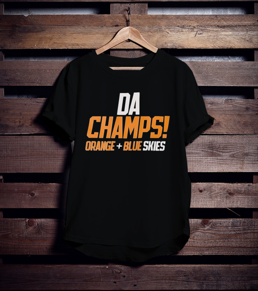 Da Champs Orange + Blue Skies T-Shirt