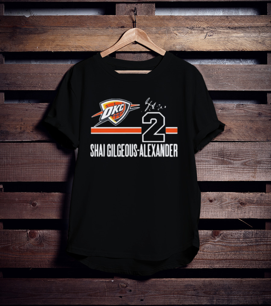 Shai Gilgeous Alexander OKC Thunder Signature 2 T-Shirt